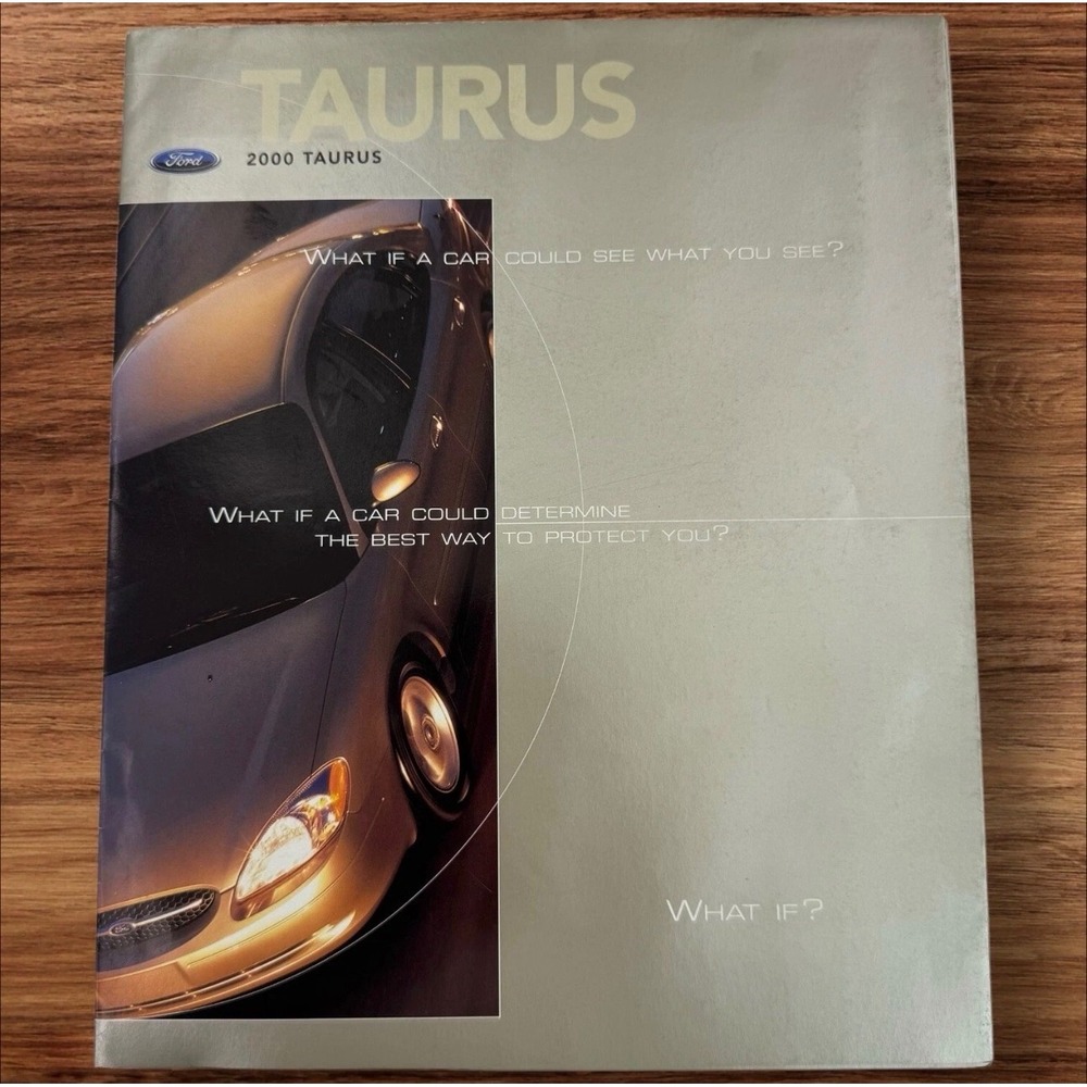 2000 Ford Taurus Sales Brochure LX SE SES SEL Trim Specs Vintage Original 00s